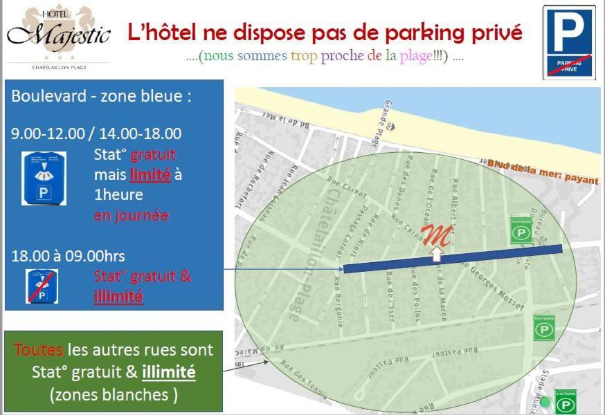 Logis Hotel Majestic Chatelaillon Plage - La Rochelle Bagian luar foto